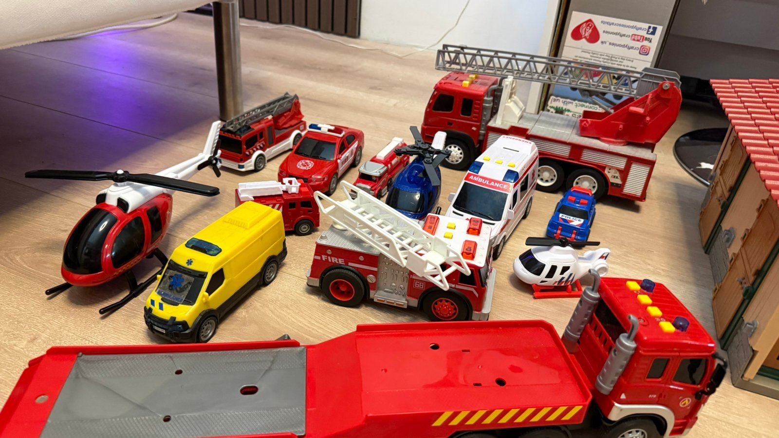 Brandweer set, Ophalen of Verzenden, Gebruikt