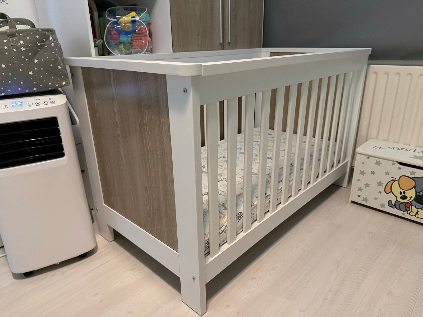 Lars ledikant 60x120 met Aerosleep matras, Ophalen, Zo goed als nieuw, Ledikant