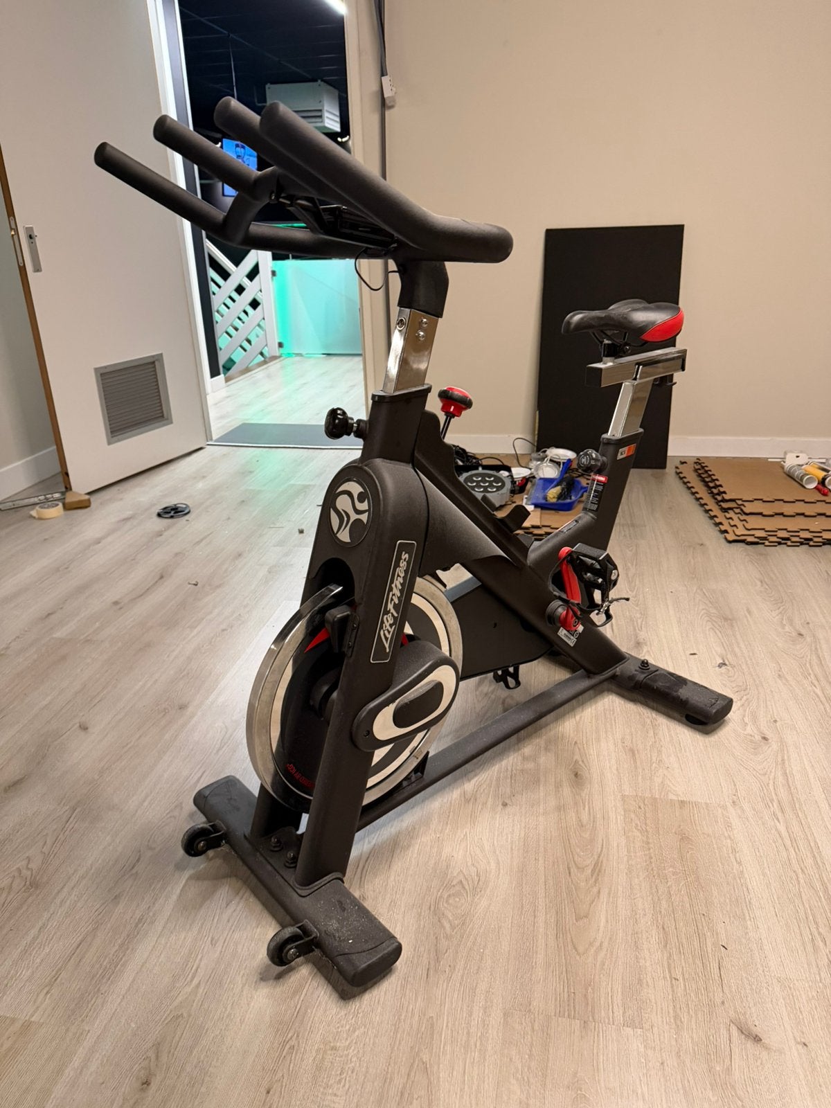 Life Fitness spinbike, Ophalen, Gebruikt, Spinningfiets