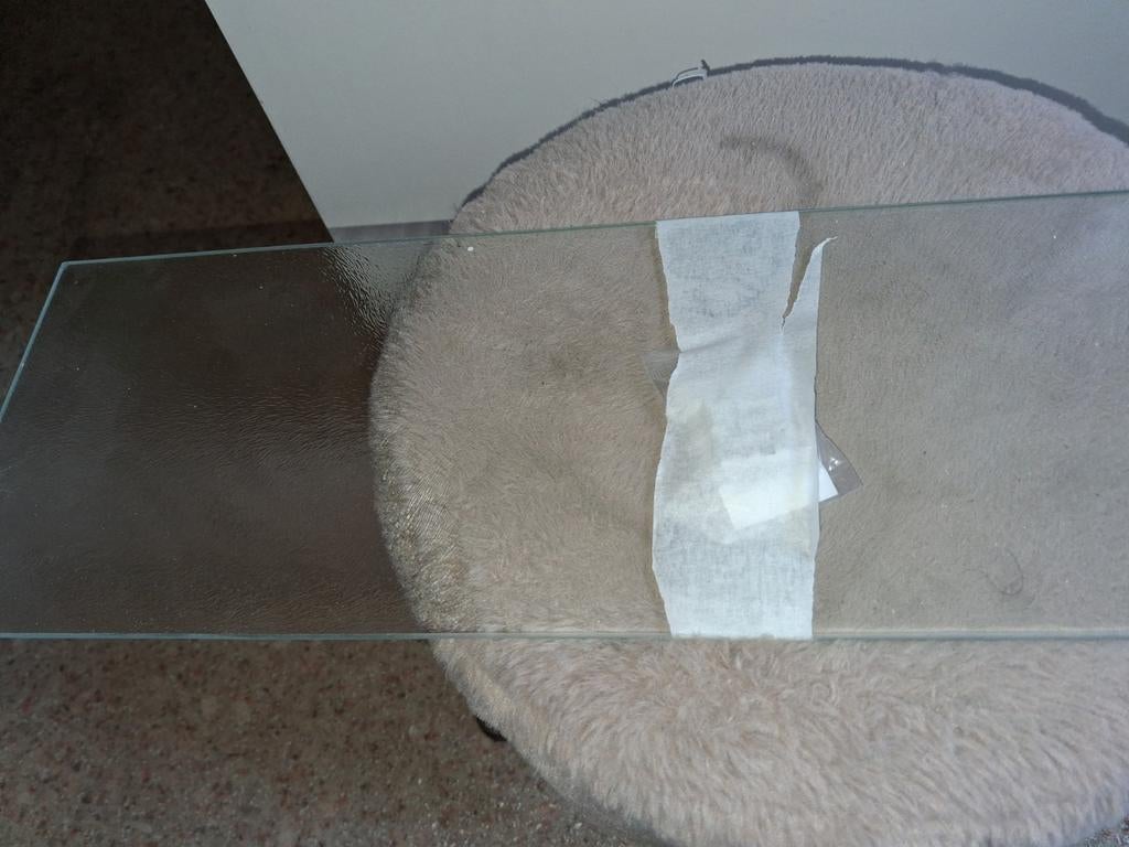 Veiligheids glas voor keuken met ophang pinnen, Huis en Inrichting, Woonaccessoires | Stolpen, Ophalen