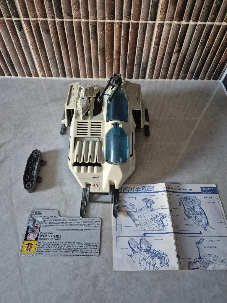 G.I. Joe Cobra WOLF met filecard en instructies, Ophalen of Verzenden, Gebruikt