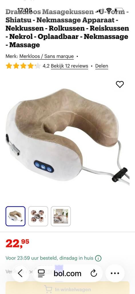 Massage kussen. Nieuw. 30 stuks, Ophalen, Nieuw, Massagestoel of Kussen