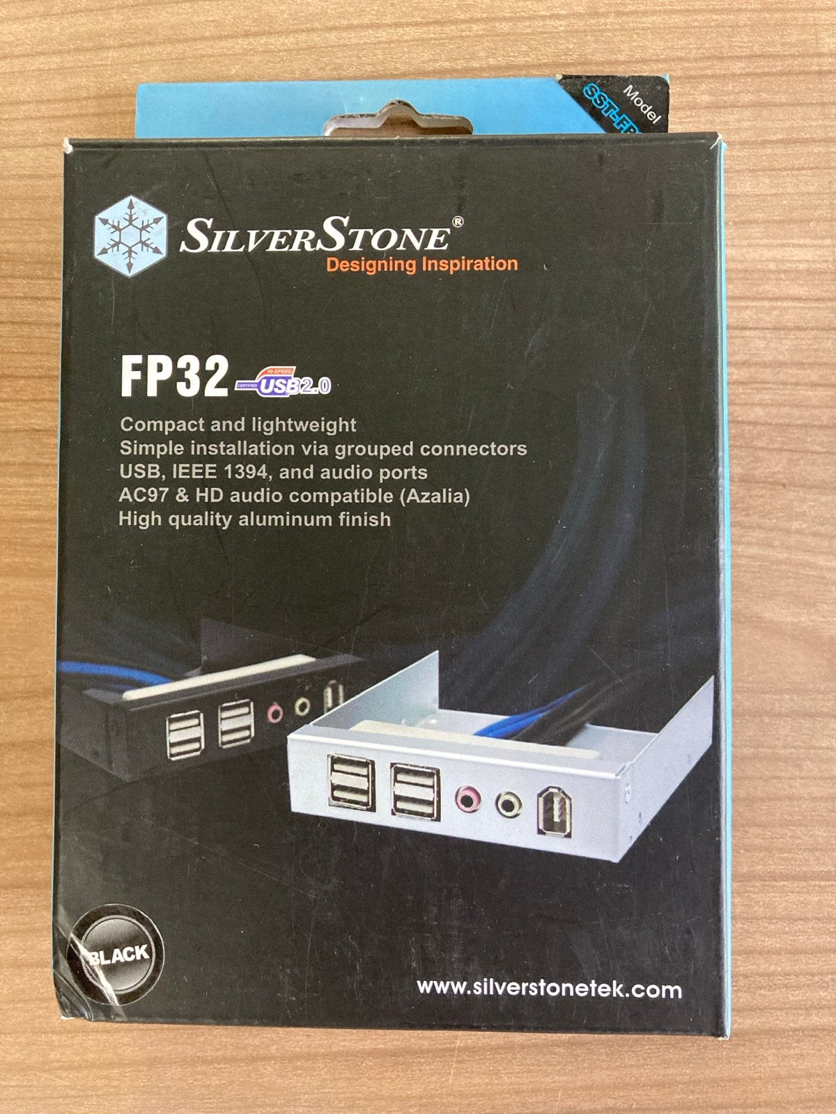 SilverStone FP32 USB 2.0 Frontpaneel met Audio Poorten, Ophalen of Verzenden, Nieuw