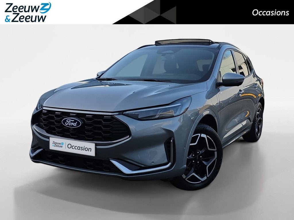 Ford Kuga 2.5 PHEV ST-Line X 243PK | NL Auto | Panoramadak |, 12 maanden, 14 kWh, Gebruikt, Leder en Stof