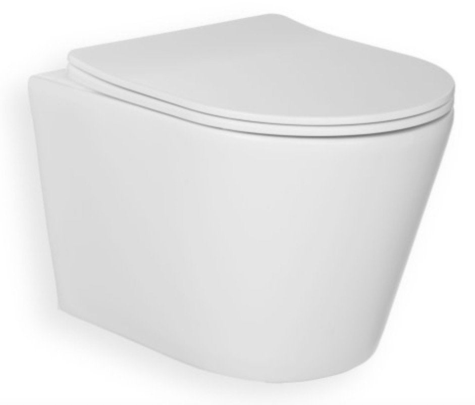 Nieuw Luxe Rimfree WC kleur Mat Wit met Softclose wc bril, Ophalen of Verzenden, Nieuw