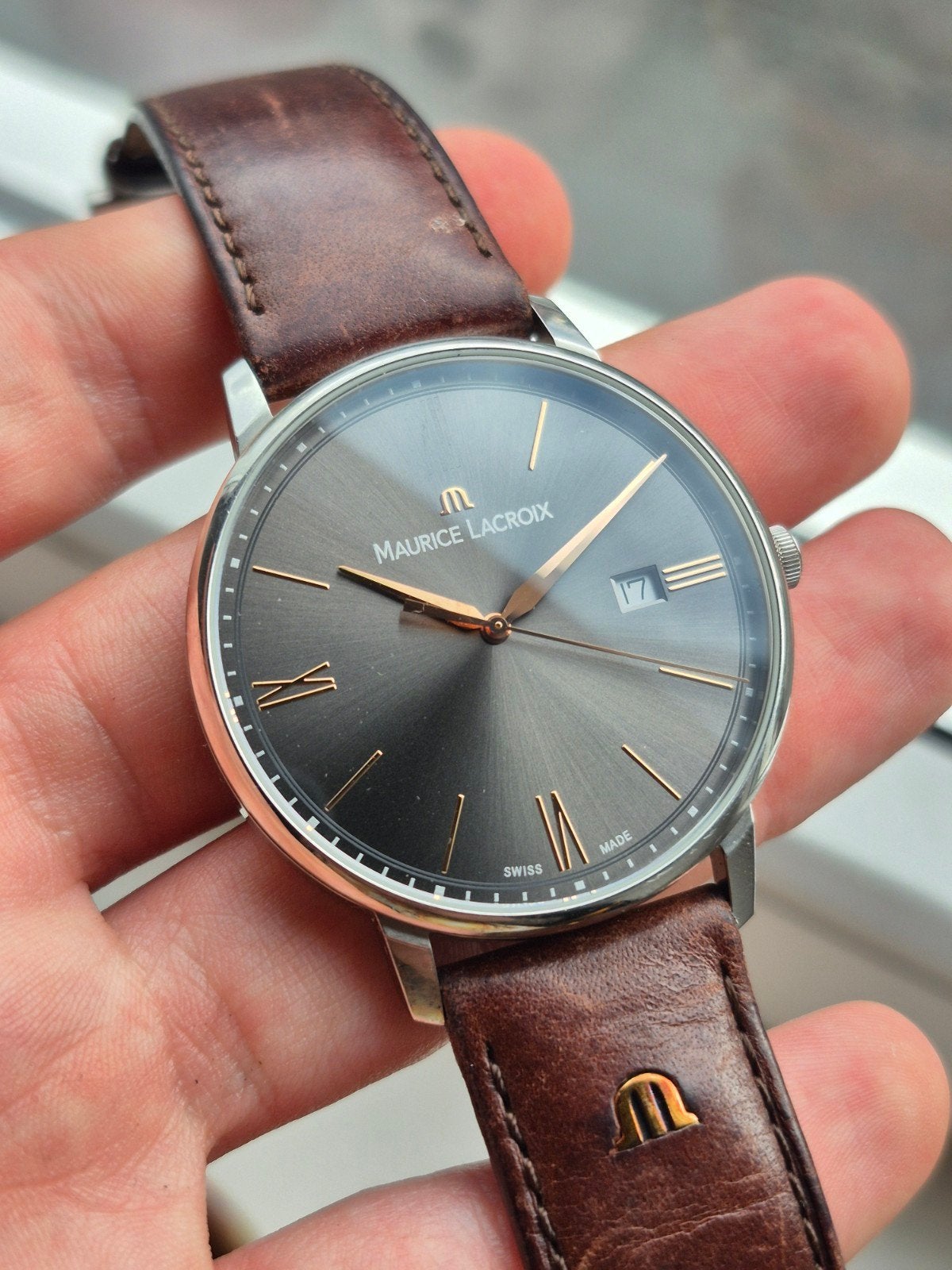 Maurice Lacroix Eliros Ref. EL1118 Sapphire Crystal Sunburst, Maurice Lacroix, Maurice Lacroix, IOS, Ophalen of Verzenden