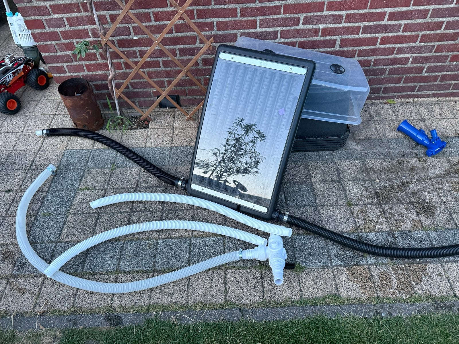 Zwembadverwarming met bypass - Solar Heater, Tuin en Terras, Ophalen, Gebruikt, Verwarming