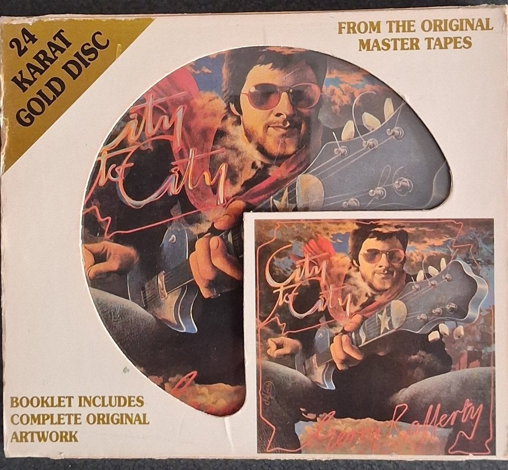 Gerry Rafferty 24 Karat Gold Disc, Ophalen of Verzenden, Zo goed als nieuw, Album