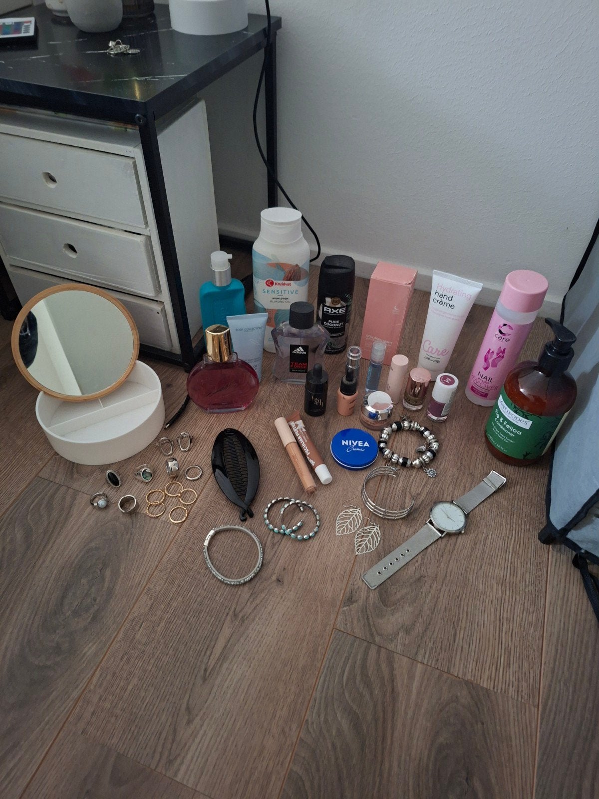 Diverse make-up en accessoires set, Ophalen, Overige kleuren, Gehele gezicht, Zo goed als nieuw