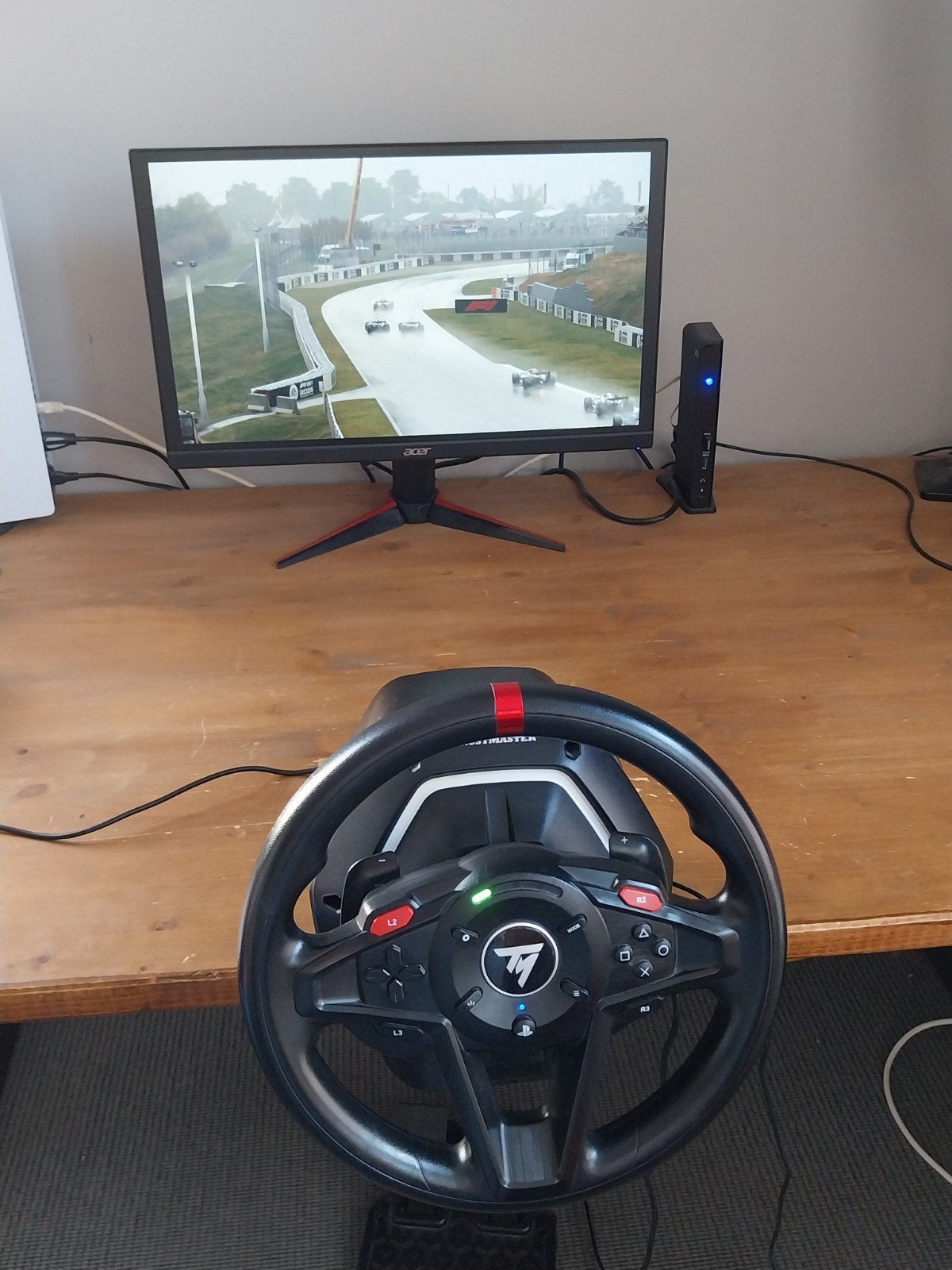 Thrustmaster T128 Stuur met Pedalen voor PlayStation (2023), Spelcomputers en Games, Ophalen of Verzenden, Zo goed als nieuw, PlayStation 4