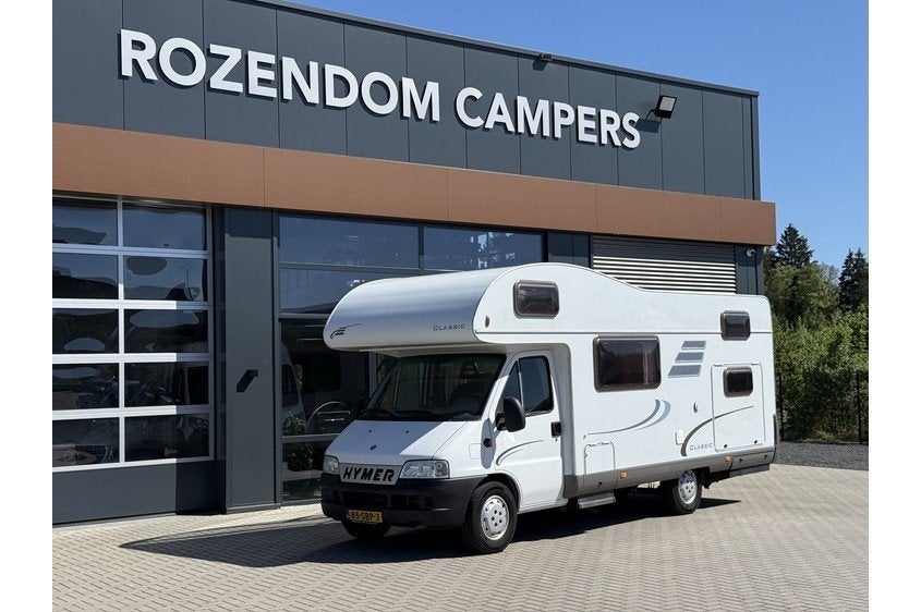 Hymer Classic 684 * 7 slaapplaatsen * motorairco * Stapelbed, Alkoof, Ringverwarming, Fiat, 6 tot 7 meter