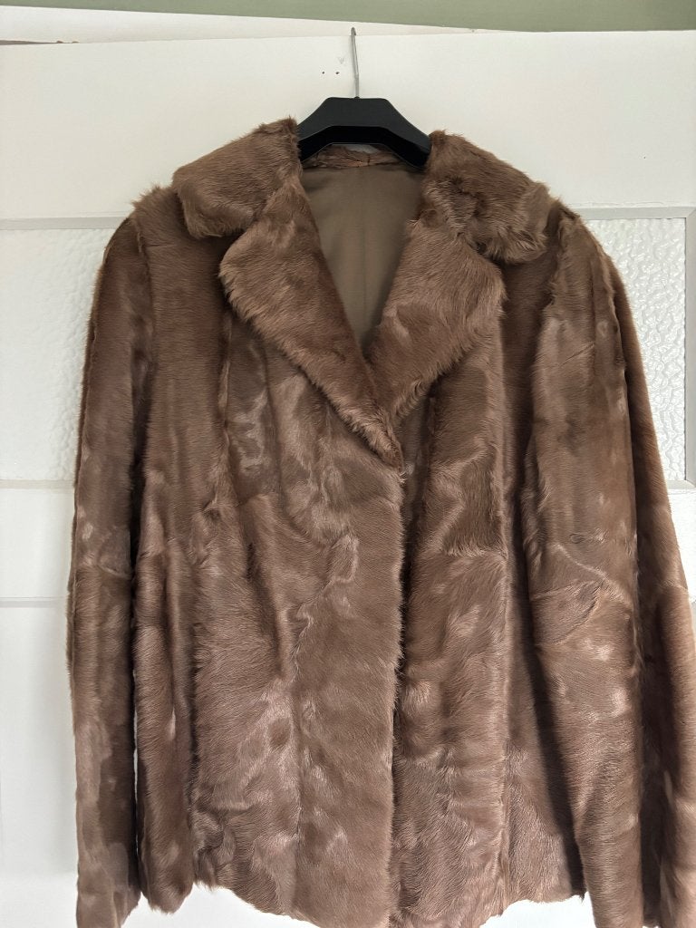 Vintage echte bontjas – The White Furshop Diana Arnhem, Kleding | Dames, Ophalen of Verzenden, Zo goed als nieuw, Maat 36 (S)