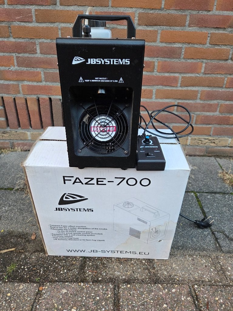 JB systems Faze-700 fazer, Ophalen, Gebruikt