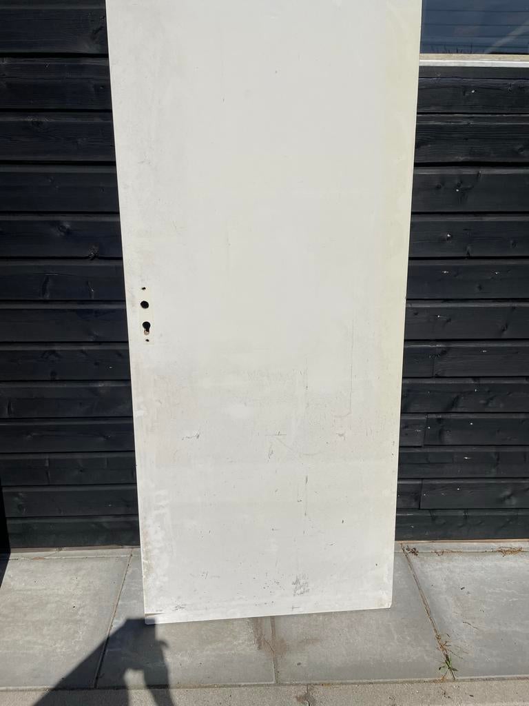 Gebruikte binnendeur, wit, 201,5 x 78,5, Doe-het-zelf en Verbouw, Deuren en Horren, Ophalen, Gebruikt, Minder dan 80 cm, Binnendeur