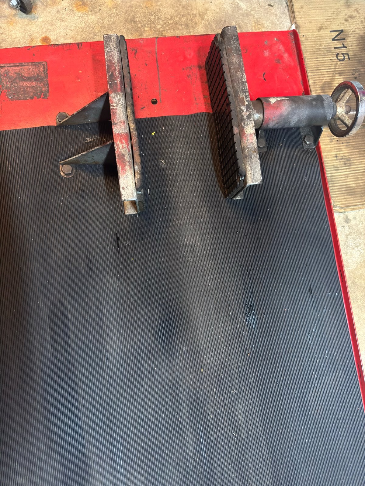 Motor scooter voorwielklem, Ophalen of Verzenden, Gebruikt