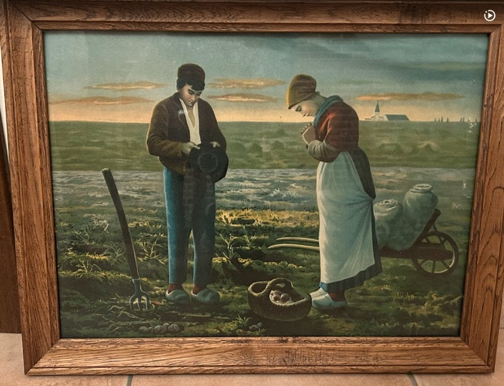 Angelus - Landbouwers aan het Bidden - aan het werk, Ophalen