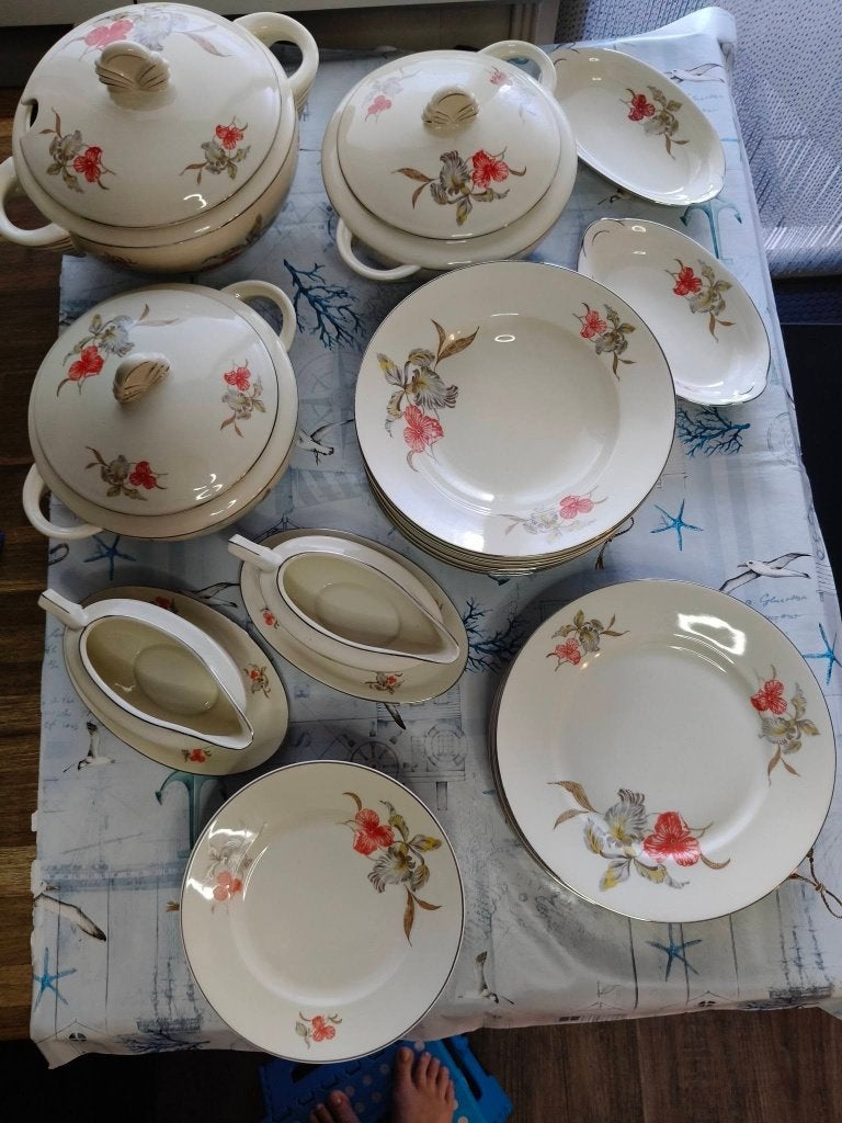 Servies . Zie foto's, Antiek en Kunst, Ophalen