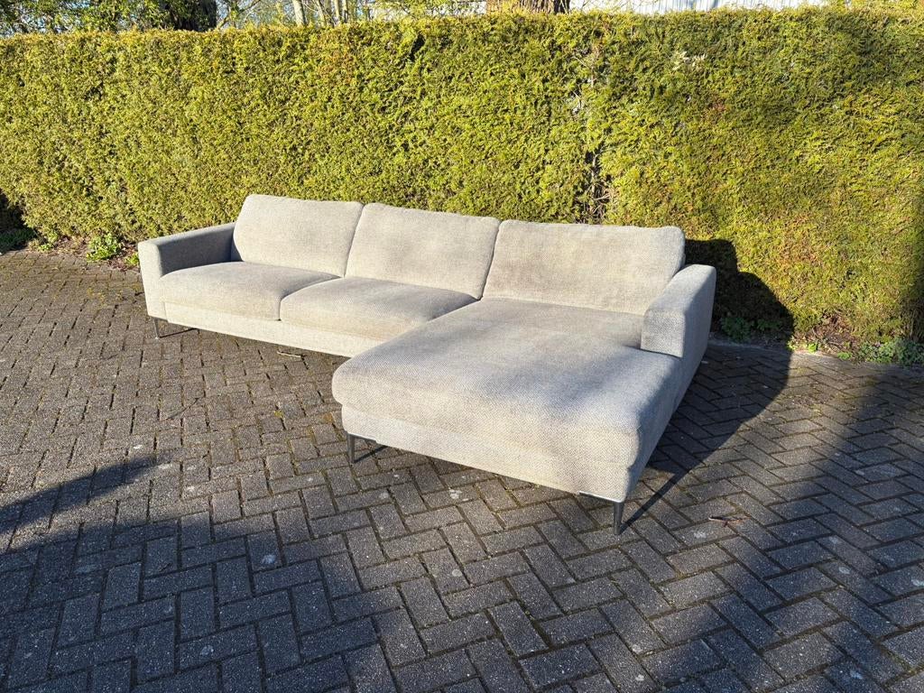 Moderne Grijze Hoekbank Inhouse | 320x180 CM | Metalen Poten, Huis en Inrichting, Banken | Bankstellen, Gebruikt, Hoekbank, Vierpersoons of meer
