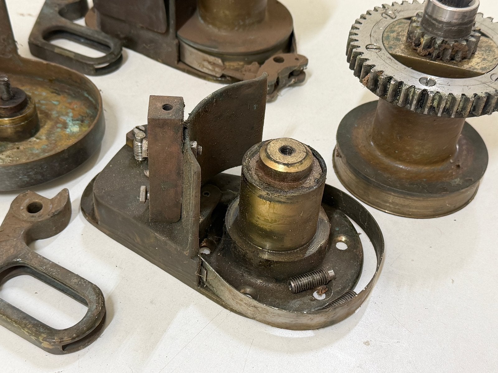 2 bronzen lieren, Ophalen of Verzenden, Gebruikt, Overige typen