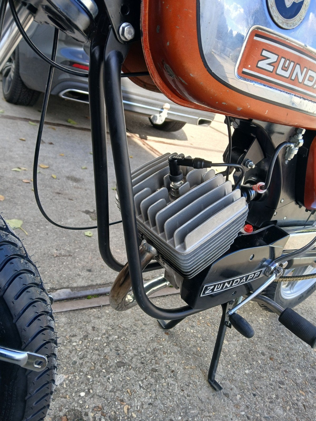 Zündapp 529 Framebeugels (Kickstarter Versie) - Origineel, Ophalen of Verzenden, Gebruikt, Frame