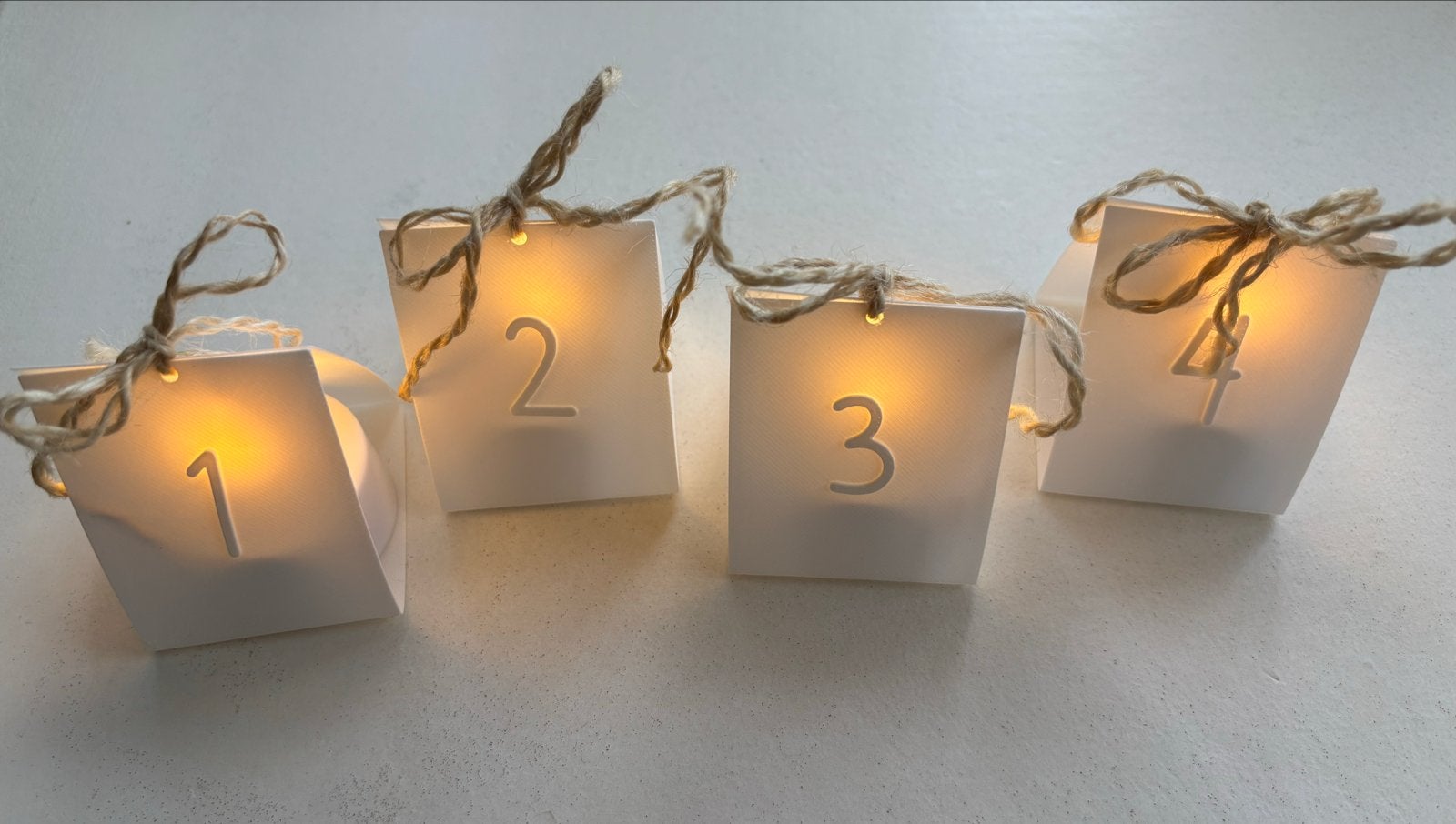 Leuke houders Advent voor kaarsjes nr 1 t/m 4, Ophalen of Verzenden