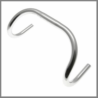 BLB Track Drop stuur / racestuur, 38cm, chrome, Fietsen en Brommers, Fietsonderdelen, Stuur, Nieuw, Ophalen of Verzenden, BLB
