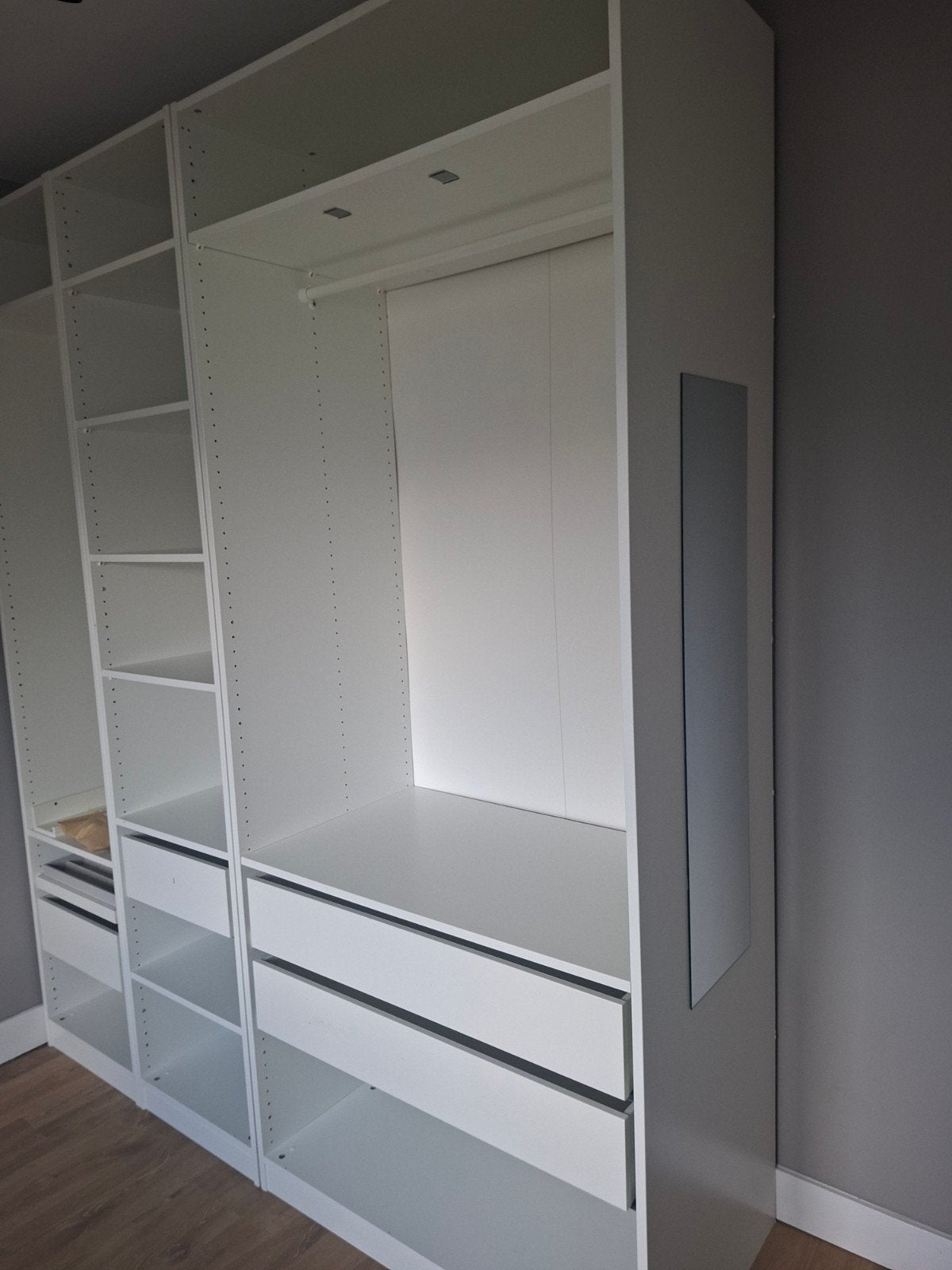 Witte pax kast met lades en planken, Ophalen, Zo goed als nieuw, 50 tot 75 cm, 200 cm of meer