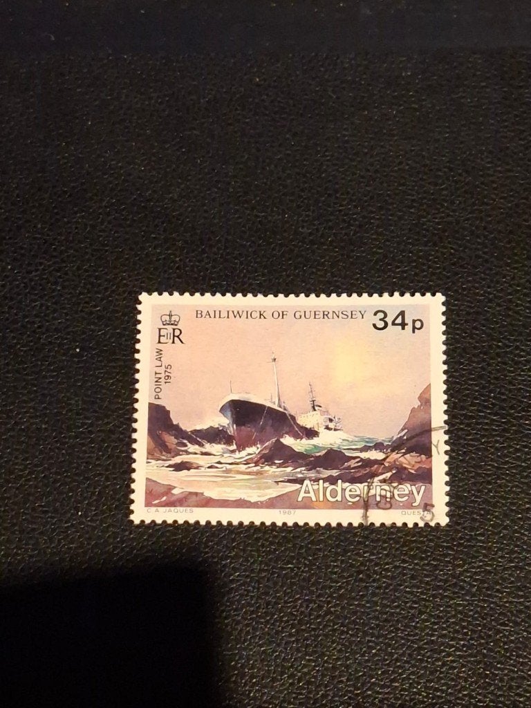 Alderney gestempeld 36, Ophalen of Verzenden, Gestempeld
