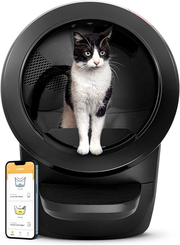 Whisker litter robot 4 (nieuw), Dieren en Toebehoren, Kattenbakken, Ophalen, Zelfreinigend, Nieuw, Open