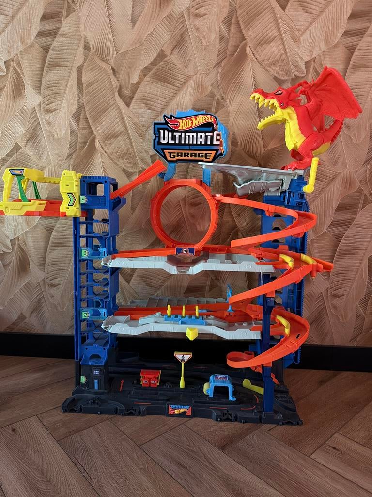 Hot wheels city, Ophalen of Verzenden, Zo goed als nieuw, Handmatig, Hot Wheels