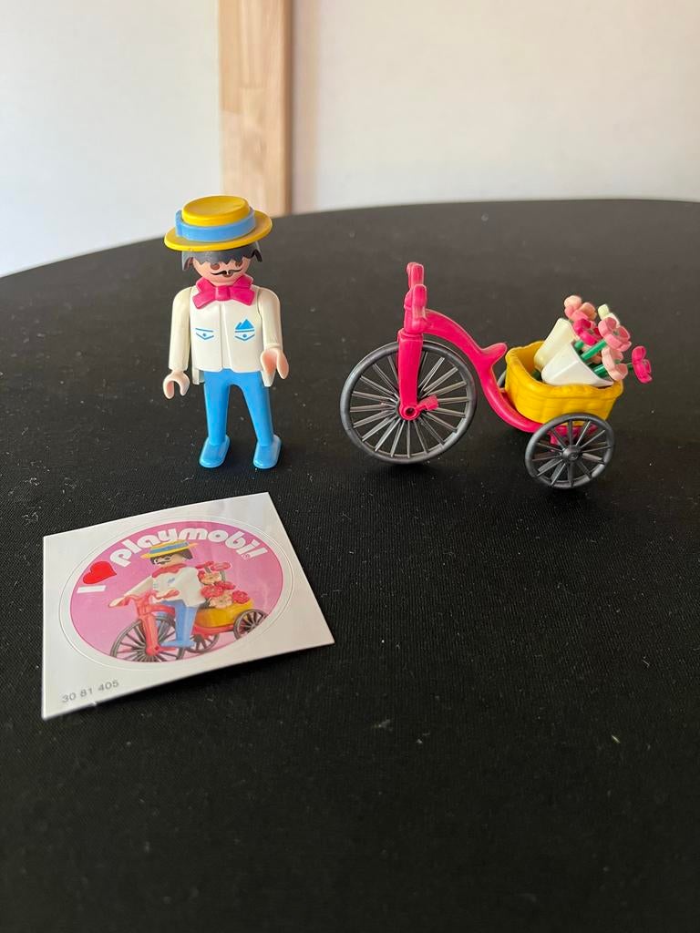 Playmobil Rosa 5400 Bloemenverkoper op fiets met extra stick, Kinderen en Baby's, Speelgoed | Playmobil, Verzenden, Zo goed als nieuw