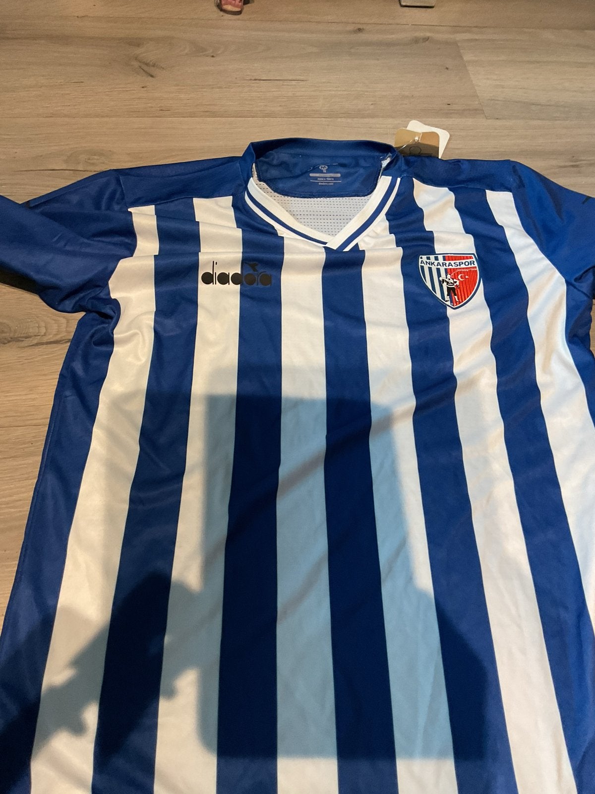 Ankaraspor Diadora voetbalshirt - Maat M, Sport en Fitness, Maat M, Ophalen of Verzenden, Nieuw, Shirt