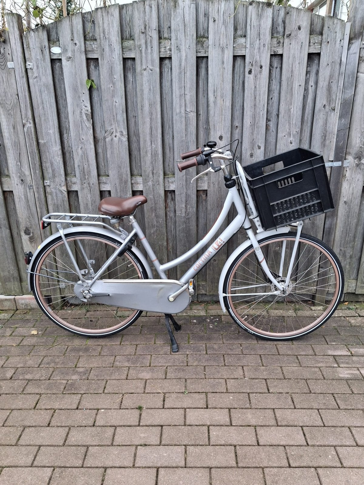 Cortina U4 transportfiets 28inch 50cm, Ophalen, Zo goed als nieuw, 50 tot 53 cm, Handrem