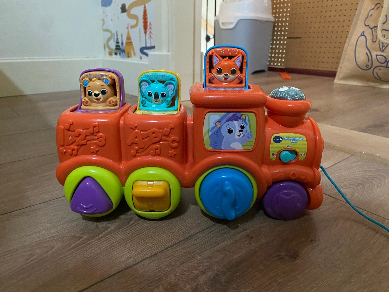 VTech Zoef Zoef Dieren Trein met geluid en licht, Ophalen of Verzenden, Zo goed als nieuw, Overige typen, Met licht