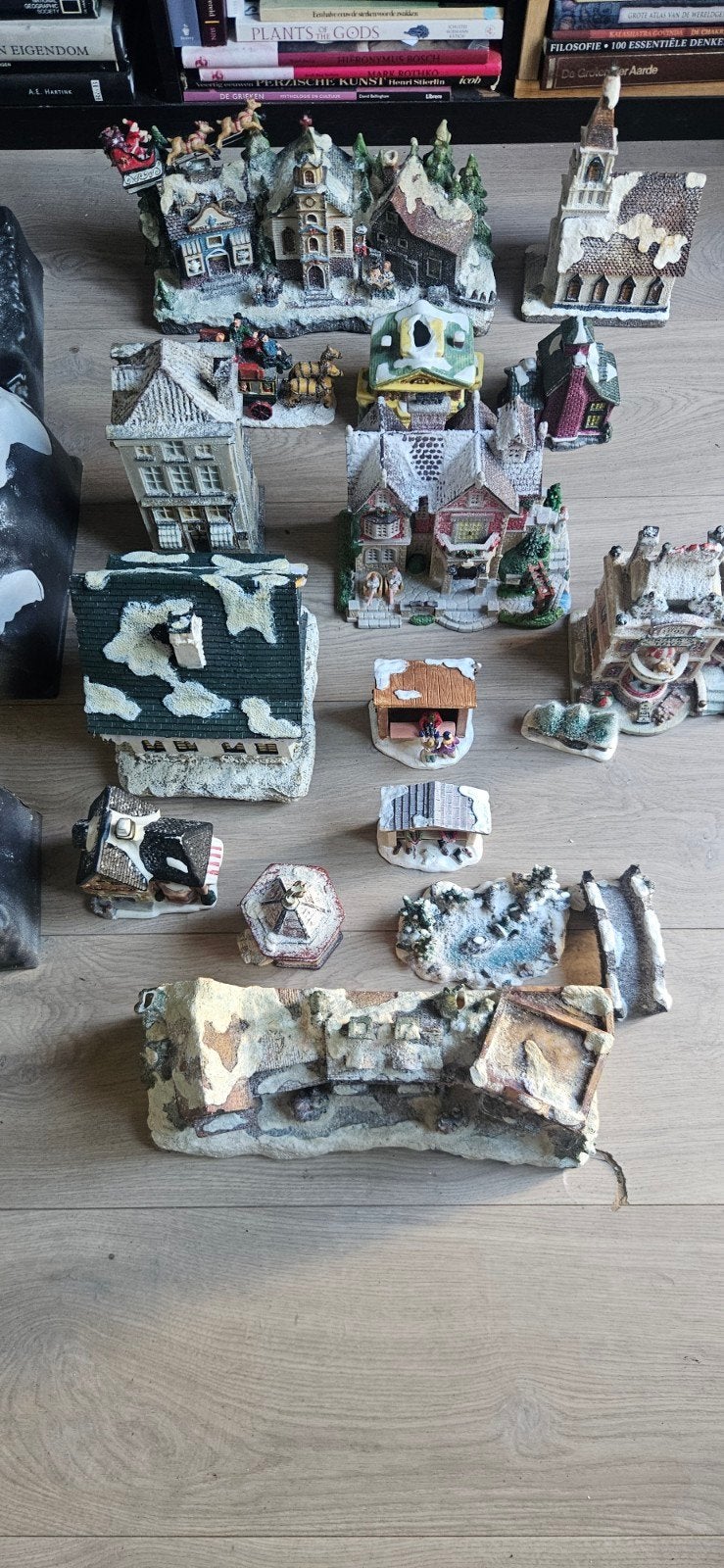 kersthuisjes kerstdorp, Ophalen of Verzenden
