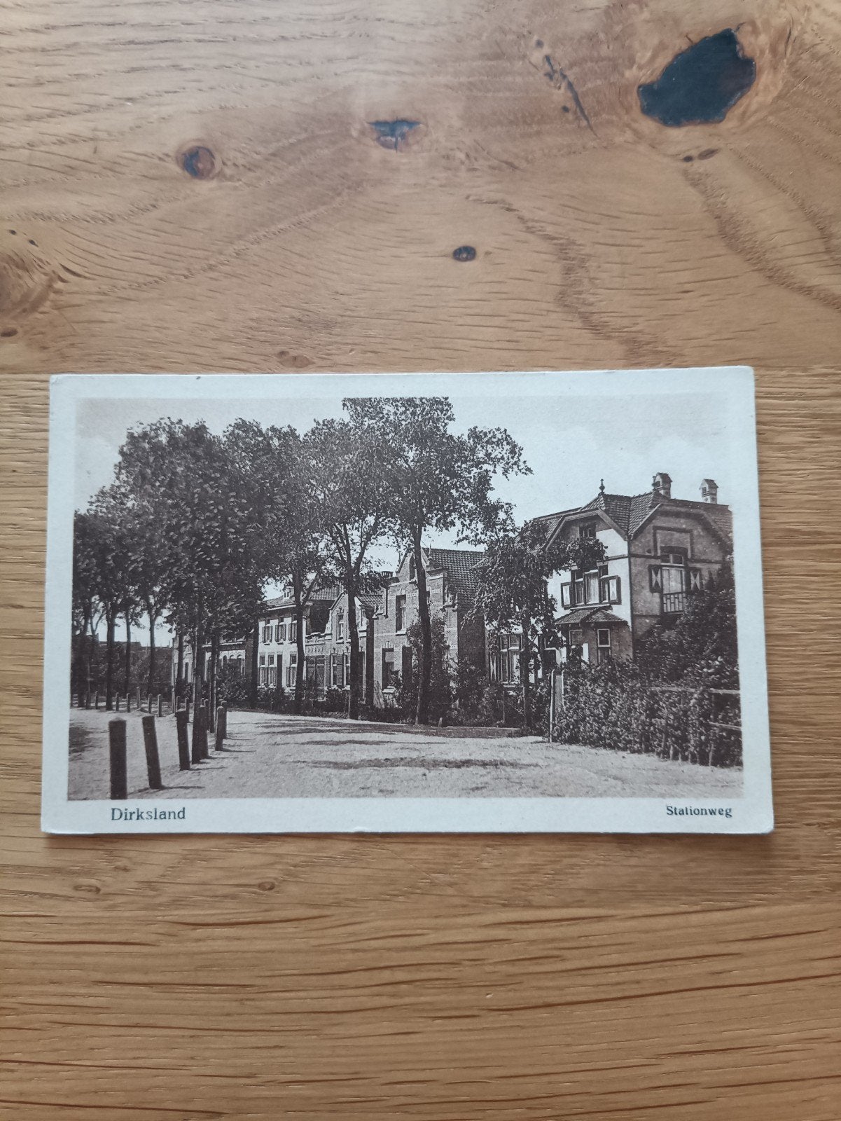 Dirksland Stationweg (1920), Ophalen of Verzenden, 1920 tot 1940, Gelopen, Zuid-Holland