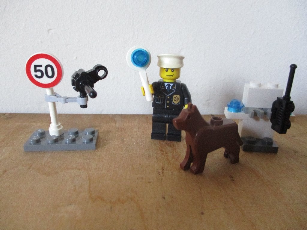 Lego 5612 City, politieman, Ophalen of Verzenden, Gebruikt, Complete set, Lego