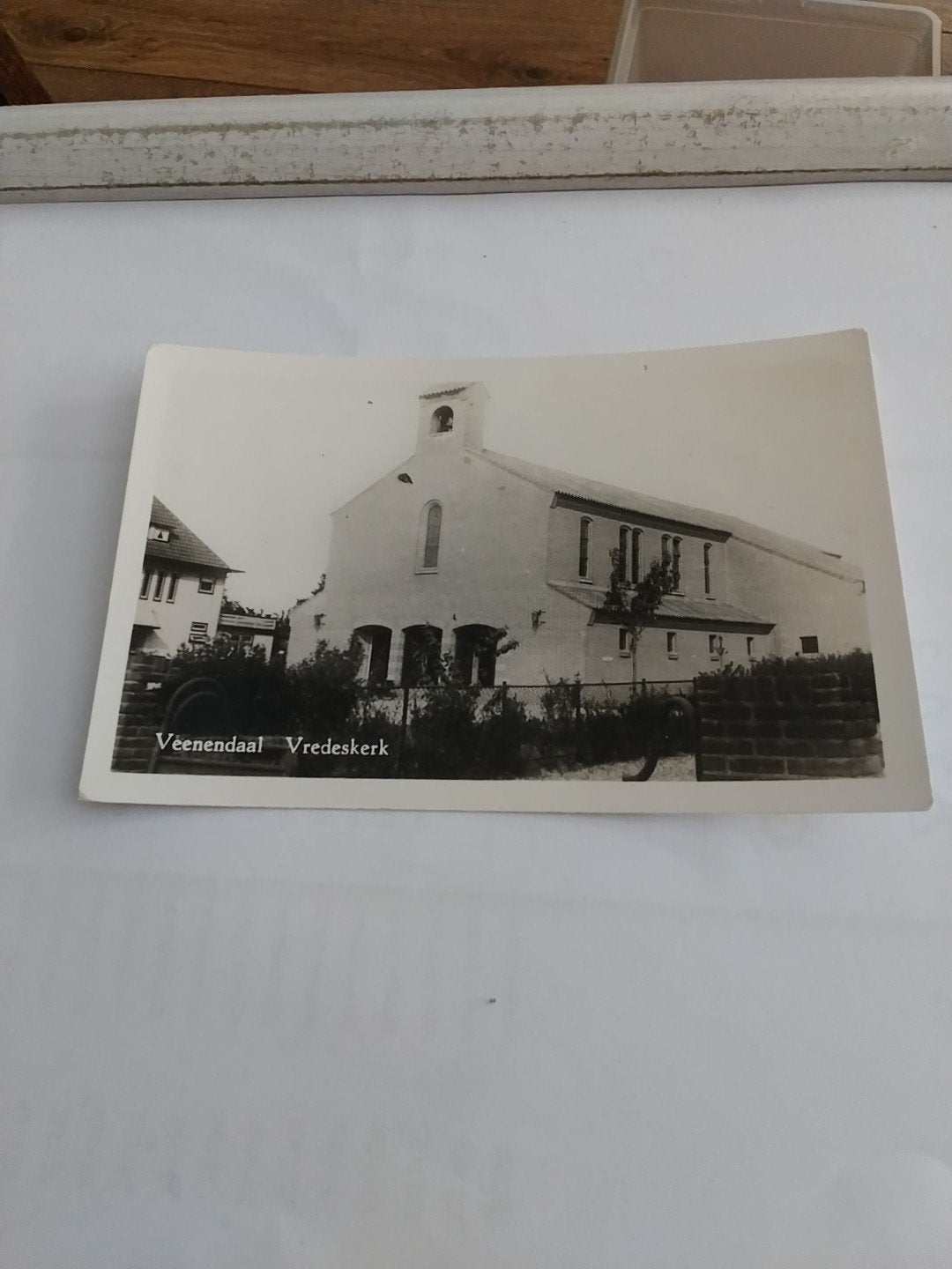 Oude Ansichtkaart Veenendaal Vredeskerk, Ophalen of Verzenden, 1940 tot 1960, Gelopen, Utrecht
