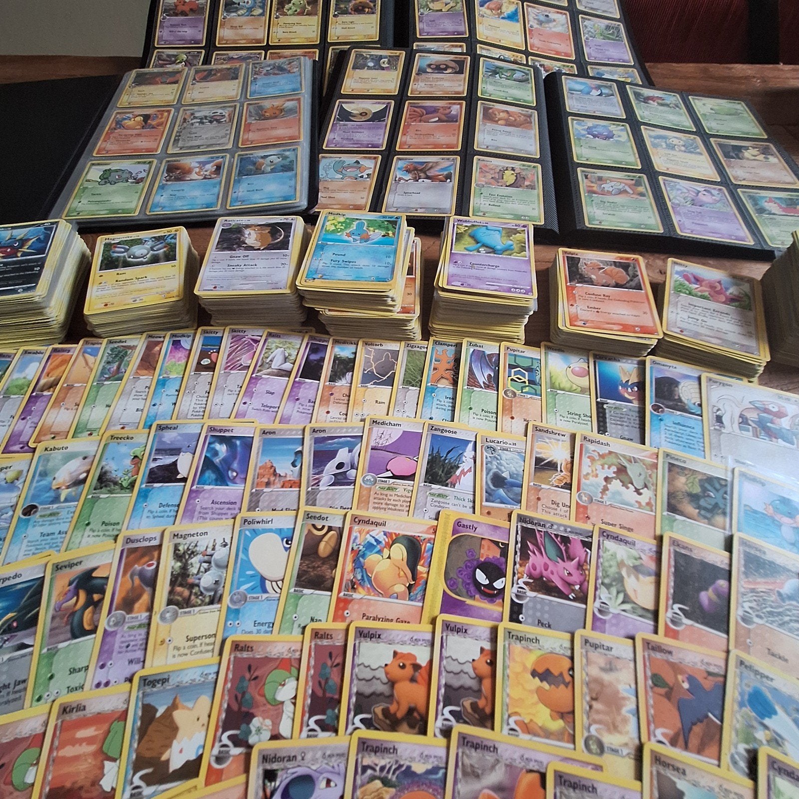 Grote partij oude pokemon kaarten 2003/2009, Hobby en Vrije tijd, Verzamelkaartspellen | Pokémon, Ophalen of Verzenden, Zo goed als nieuw