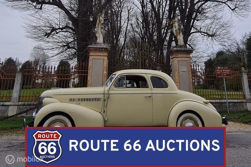 Chevrolet Master Deluxe Business Coupe | 1939 | Route 66 Auc, Auto's, Overige carrosserieën, Chevrolet, Zwart, Bedrijf