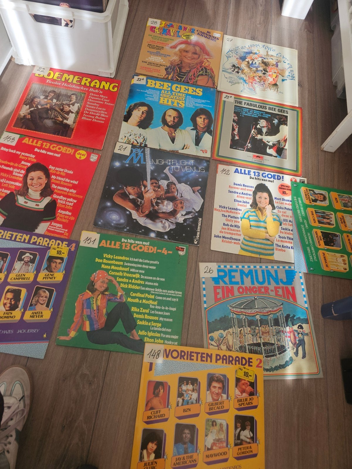 LP's: Schlager, Pop, Reggae, Carnaval - 1 voor 4, 3 v, Ophalen of Verzenden, Gebruikt, 12 inch, LP