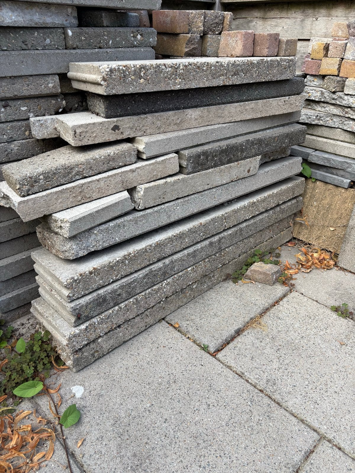 Diverse opsluitbanden voor tuin en bestrating, Ophalen, Gebruikt, Overige typen, Minder dan 5 m²