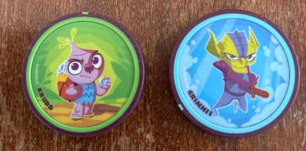 Duggee Kruddo & Grimnis Flippo's / Tazos, Verzamelen, Flippo's, Ophalen of Verzenden