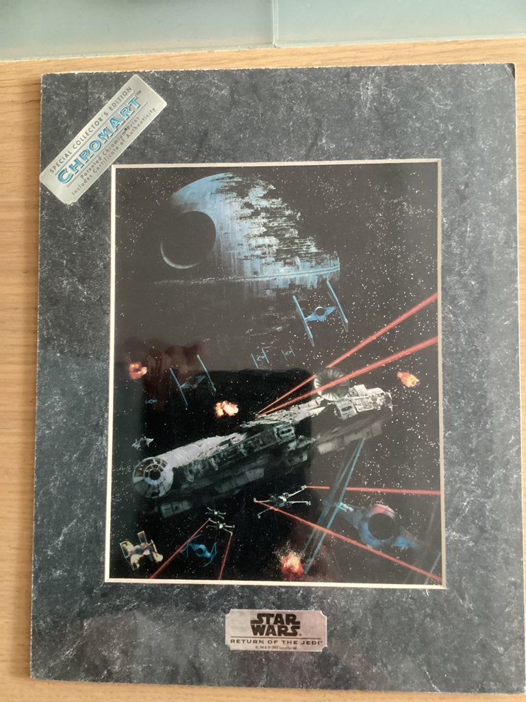 Special collector's edition ROTJ Chromart print Falcon, Ophalen of Verzenden, Nieuw, Overige typen