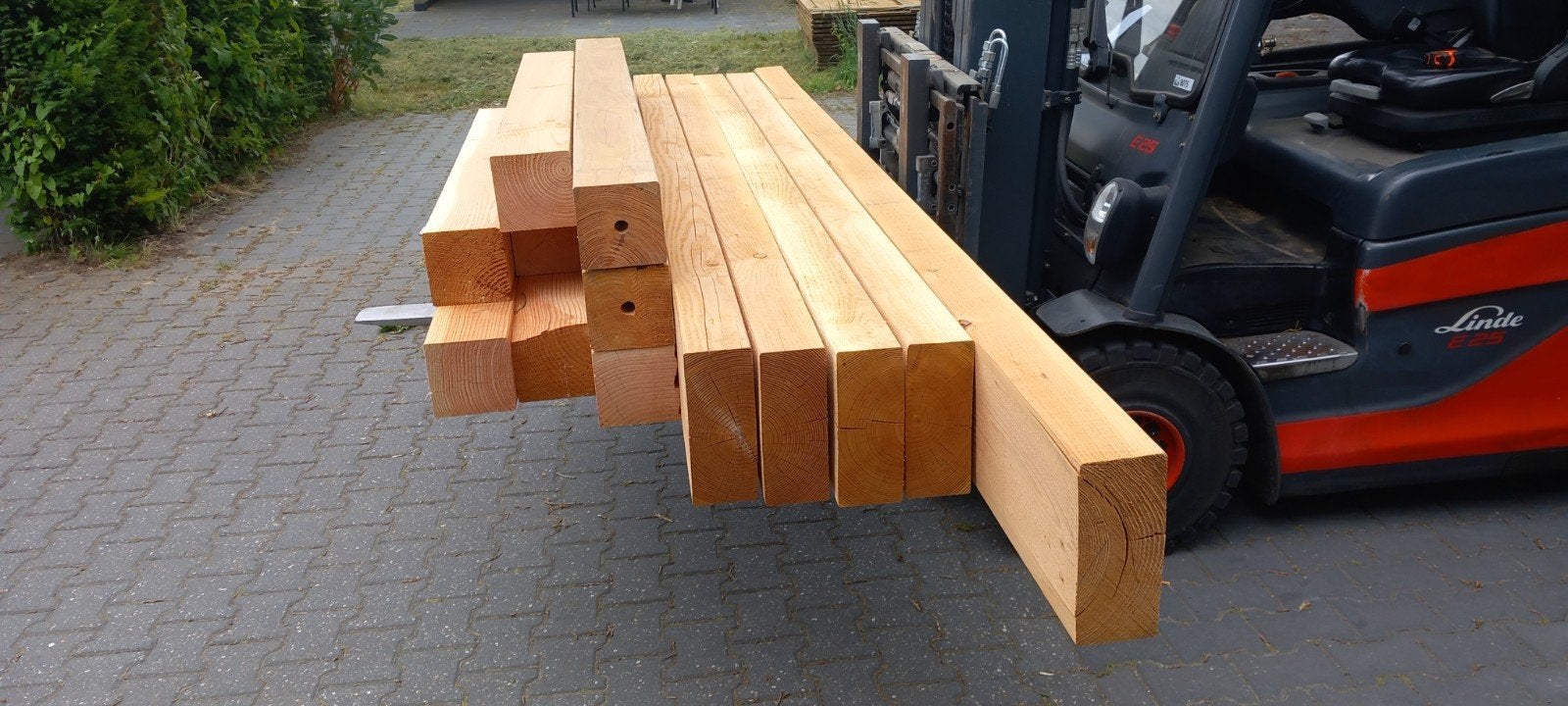 Partij nieuwe douglas balken, Doe-het-zelf en Verbouw, Hout en Planken, Ophalen, Nieuw, Balk, Overige houtsoorten