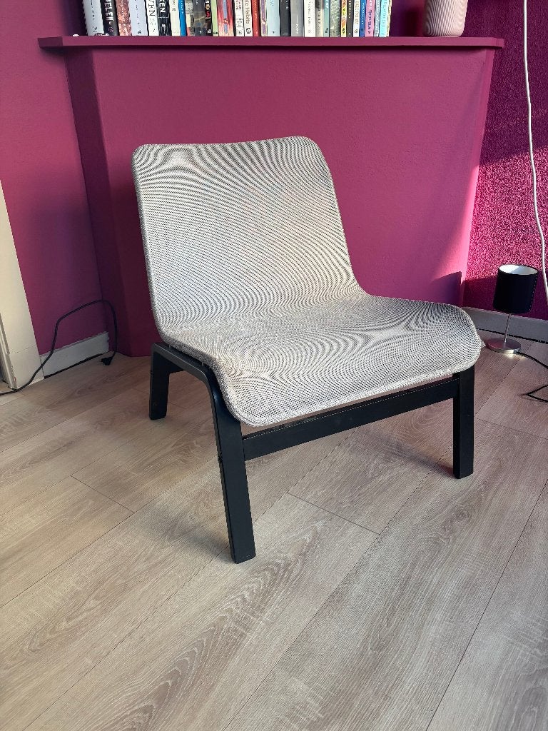 IKEA Nolmyra stoel / fauteuil / loungestoel, Ophalen, Gebruikt, 75 tot 100 cm, 50 tot 75 cm