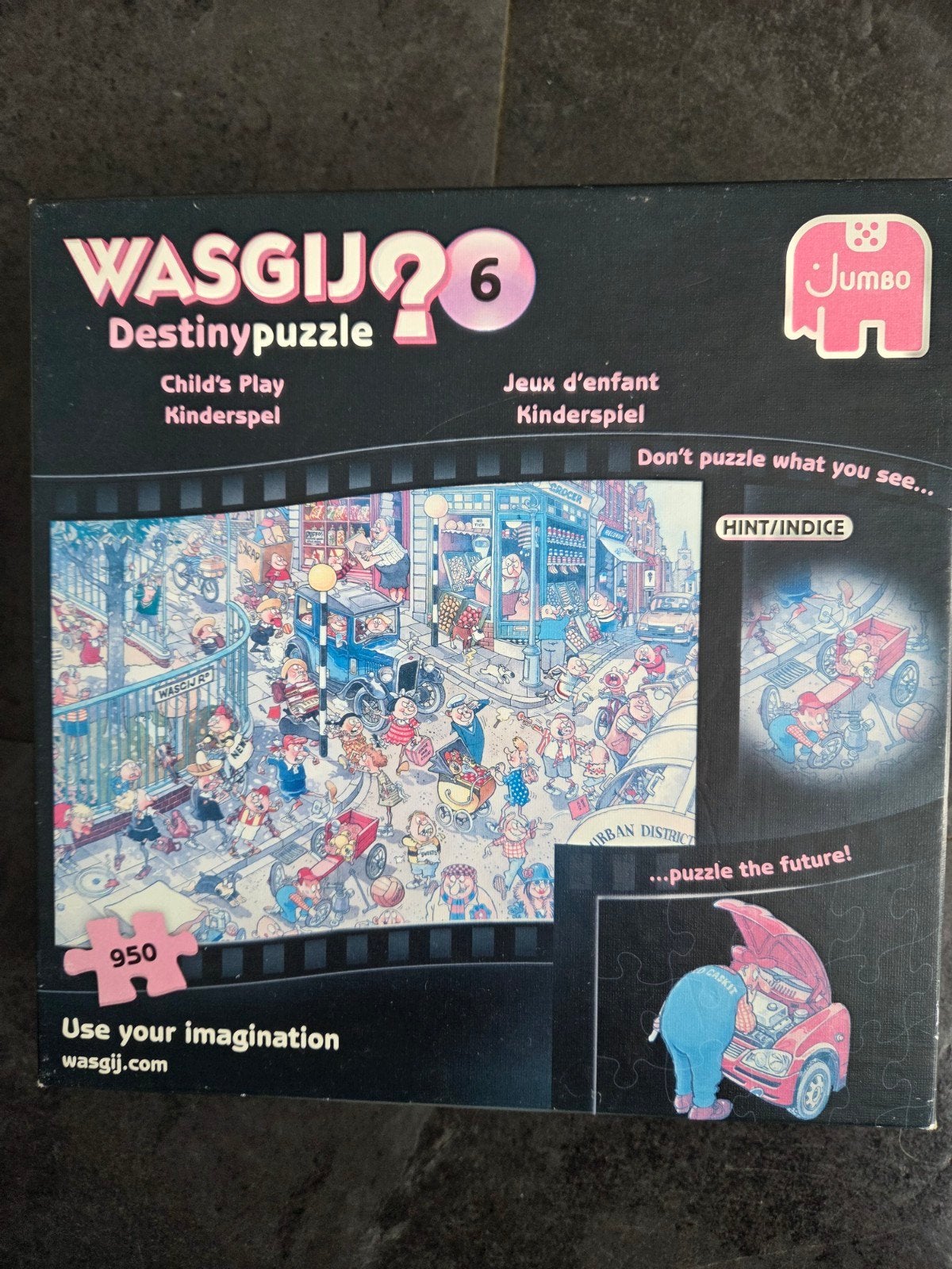 Ruilen Wasgij Destiny 6: Kinderspel, Ophalen of Verzenden, 500 t/m 1500 stukjes, Zo goed als nieuw