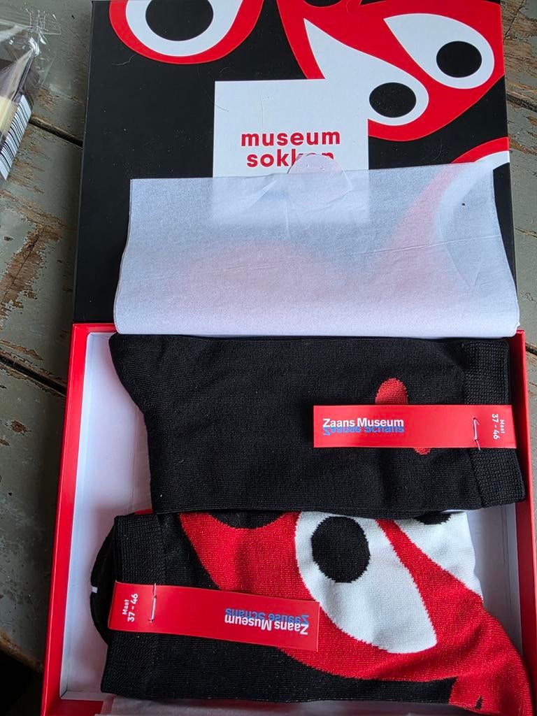 2 paar leuke museum sokken Zaans museum, Ophalen of Verzenden, Nieuw, Sokken en Kniesokken
