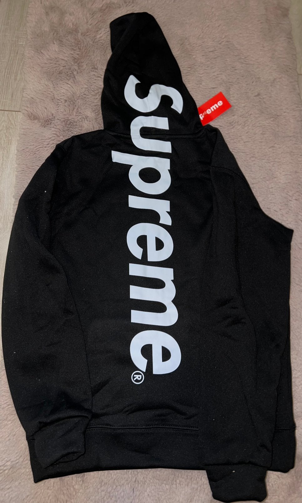 Supreme hoodie, Ophalen of Verzenden, Zo goed als nieuw, Maat 46 (S) of kleiner, Zwart