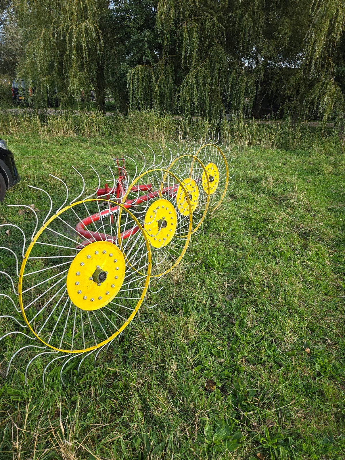 Hooischudder en hooihark, Zakelijke goederen, Agrarisch | Werktuigen, Ophalen, Veehouderij, Weidebouw